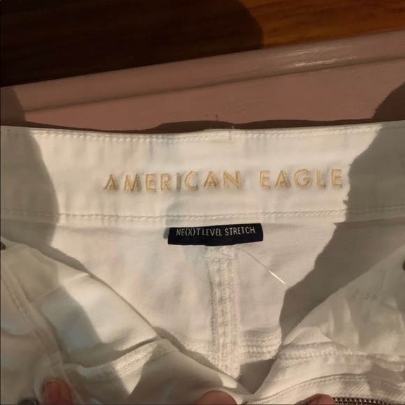 NWT - White jean shorts - Picture 2 of 4